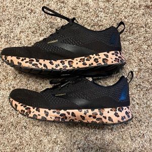 Brooks Revel 4 DNA Cheetah Print Tennis Shoe